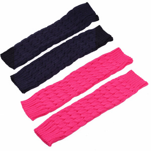 KTS- 818-2 chaussettes d'hiver sans <span class=keywords><strong>pied</strong></span> en laine tricotée pour femmes, chauffe-jambes épais 8 mots, chaussettes molletonnées - Product Image 3