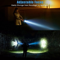 Lampe torche compacte magnétique multifonctionnelle Shan Bao avec zoom et lumière ultra-puissante USB (LOGO personnalisable exclusif)