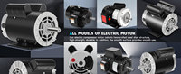 Moteur asynchrone monophasé 1HP YL-71L-0.75KW-4 pour diverses machines