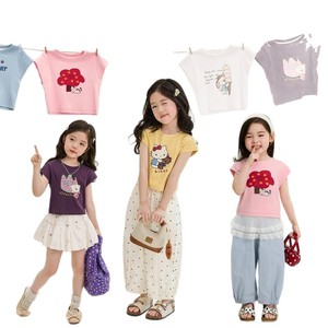 Girls Summer Clearance Sale Cotton A-Line Dresses With Label Korean Style Childrens Clothing Wholesale Price - Product Image 3