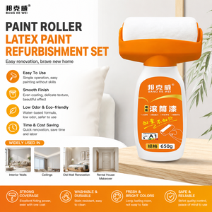 Kit Completo de Rodillo para Pintar Paredes, Renovación de Paredes, Pintura Suave y Eficiente - Product Image 1