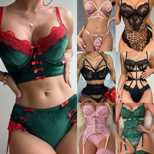 Großhandel 2 Stück Dessous Set Spitze Sexy Erotic Vendors Unterwäsche Höschen Frauen Sexy Dessous Sexy Femme Stock Kleidung - Product Image 6