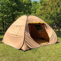 Tente pop-up de camping en plein air, portable, durable, personnalisée, automatique, du Moyen-Orient et du désert en tissu TC imperméable