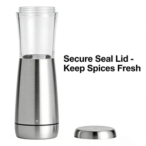 Portable Stainless Steel Large Capacity Automatic <b>Pepper</b> Mill Housewarming Gift for Home Chef - Product Image 4