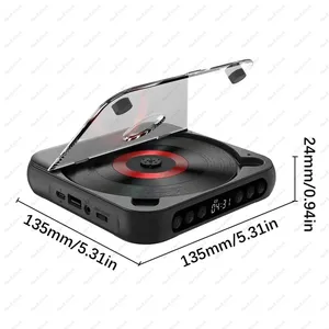 Reproductor de <span class=keywords><strong>CD</strong></span> Portátil, Reproductor de Música, Reproductor de <span class=keywords><strong>CD</strong></span> de Escritorio con LED Antipolvo, 6 Modos, Repetición A-B, Temporizador, Control Remoto - Product Image 6
