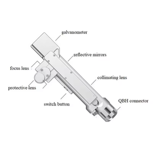 Pistolet de nettoyage laser à fibre portable <span class=keywords><strong>CS</strong></span> SUP22C Tête de nettoyage laser en métal État neuf - Product Image 2