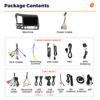 MEKEDE MS car-play auto 360 caméra Android voiture QLED écran 8core WiFi gps navigation pour Honda Civic 2005-2012