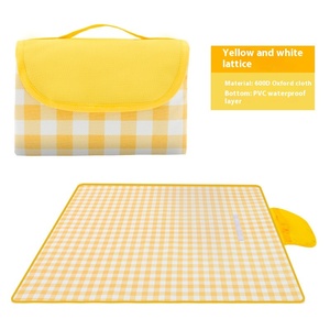 Alfombra de Picnic de tela Oxford de PVC plegable personalizada impermeable a prueba de humedad para playa al aire libre tienda de campaña piso para Picnics - Product Image 1
