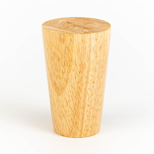 Pieds de meubles en bois Hongjie, pieds de table en bois massif en caoutchouc, installation facile, usage domestique - Product Image 4