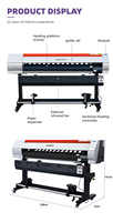Impresora Eco Solvente MOOTOOM Más Económica de 1.6m con Cabezal Xp600/i3200, Impresora de Inyección de Tinta de 5 pies para Lona, Vinilo y Adhesivos, Plotter para Exteriores