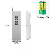 Télécommande RF sans fil 433Mhz, 4 boutons, transmetteur longue portée 3KM, universel pour ouvre-porte de garage, système d'alarme