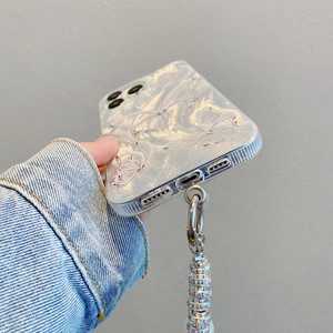 <span class=keywords><strong>Coque</strong></span> de téléphone <span class=keywords><strong>avec</strong></span> <span class=keywords><strong>dragonne</strong></span> pour <span class=keywords><strong>iPhone</strong></span> 17 16 15 14 13 12 <span class=keywords><strong>11</strong></span> <span class=keywords><strong>Pro</strong></span> Max X XS XR, style Ins Hot Girl - Product Image 2