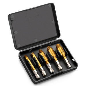 Kit <span class=keywords><strong>Estrattore</strong></span> <span class=keywords><strong>per</strong></span> <span class=keywords><strong>Viti</strong></span> Rotte: Punte da Trapano Facili da Usare <span class=keywords><strong>per</strong></span> la Rimozione di <span class=keywords><strong>Viti</strong></span> Danneggiate con Guida - Product Image 1