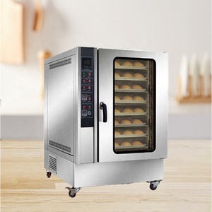 เตาอบพาความร้อนด้วยแก๊ส8ถาดอุปกรณ์ในครัวเชิงพาณิชย์สำหรับเครื่องทำขนมเบเกอรี่อาหารร้านเค้กพิซซ่า - Product Image 4