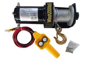 Treuil électrique à câble métallique de 12000 lbs avec télécommande sans fil 12v 24v 9500 lbs 4*4 treuil tout-terrain de voiture - Product Image 3