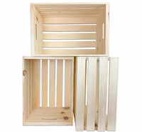 Caisse en bois de pin rectangulaire grande et personnalisable, sculptée, écologique, durable, boîte de rangement gain de place pour la maison et le bureau