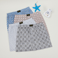 UOKIN-Caleçon boxeur à carreaux pour homme, short d'été décontracté pour la maison, 2024 polyester, nouveauté 100%