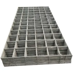 Pannello di rete metallica saldata per bovini 2x2 pannello di rinforzo in cemento armato zincato 8x4 pannello di rete metallica saldata