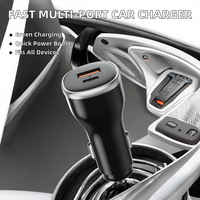 Chargeur de voiture USB-C haute vitesse SUNDA 51W PD30W/PPS33W QC18W, adaptateur de charge rapide pour iPhone 17 16 15, ordinateur portable 12V-24V