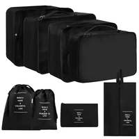 2025 Best Seller 8PCS Cubes d'emballage de compression légers Set Organisateur de bagages personnalisable pour le voyage