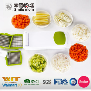 Precio bajo de alta calidad cortador cortadora de plástico multifunción cortador de verduras helicóptero agradable Dicer - Product Image 5