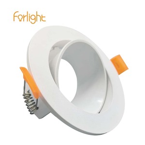 <span class=keywords><strong>Gu10</strong></span> Mr16 Spot Blanc Cadre Plat Led Lumière <span class=keywords><strong>Gu10</strong></span> Mr16 Module Cadre de Montage avec Découpe <span class=keywords><strong>75</strong></span> mm Logement Plafonnier - Product Image 2