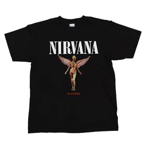 <strong>NIRVANA</strong> band Kurt Cobain rock Oasis <strong>Nirvana</strong> vintage thrift store short-sleeved T-shirt for men - Product Image 1