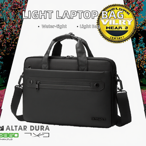 Sacoche pour ordinateur portable de qualité professionnelle, 14 pouces, imperméable, légère, en polyester, grande capacité, fermeture éclair, pour - Product Image 3