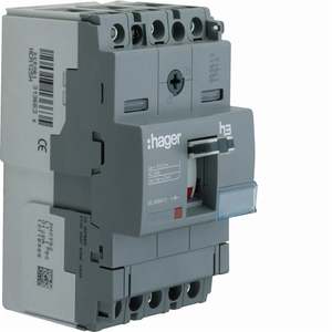 HCA160H ปรับแต่งได้ด้วยสวิตช์ตัดวงจร Hagers รุ่น h3 x160 3P 160A - Product Image 1