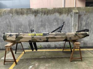 <span class=keywords><strong>Kayak</strong></span> monoplace océanique en plastique rigide, moulé par rotation, modèle Sea Greece, 300 Pedal Roto, capacité 500 lb, avec kit de propulsion, pour usage aquatique, économique - Product Image 4