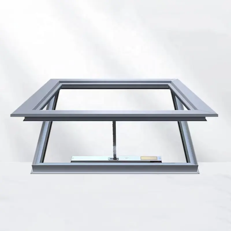 Ikealuminum 2023 Roof Window Balcony Skyview Roof Window Aluminium Glass Skylight Window For House