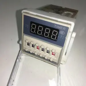 Tijdrelais DH48S-S Digitale Timer Vertraging Relais H5CN Schakelaar Uur 12V 24V 110V 220V 380V dc