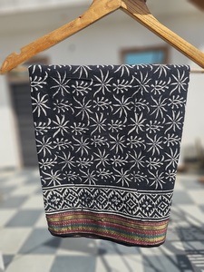 Sarongs, paréos et foulards authentiques faits à la main en bois imprimé, légers et élégants, en coton, pour femmes, vêtements de plage - Product Image 2