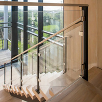 Abrazadera de Acero Inoxidable de Grado Arquitectónico Premium con Acabado Satinado, Cuadrada y Plana, para Montaje en Vidrio, de Buena Calidad y Precio en China