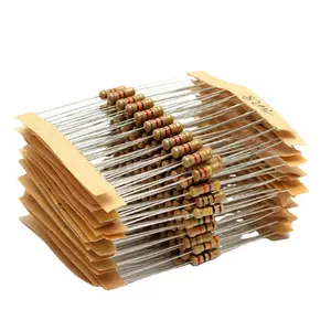 300 Buah 30 Nilai Rang 1ohm-3M Ohm 1/2W Resistor Film Karbon Beragam Kit Set Baru 30 Nilai Resistor Diskon Besar