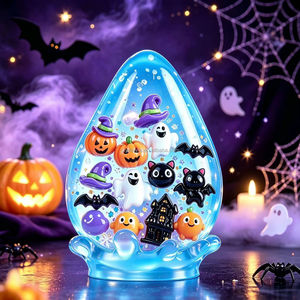 Elonna Halloween Ghost Ice Cube Water Drop <b>Squishy</b> Toy TPE Material Maltose <b>Slow</b> <b>Rise</b> Stress Relief Sensory Girls Boys - Product Image 5