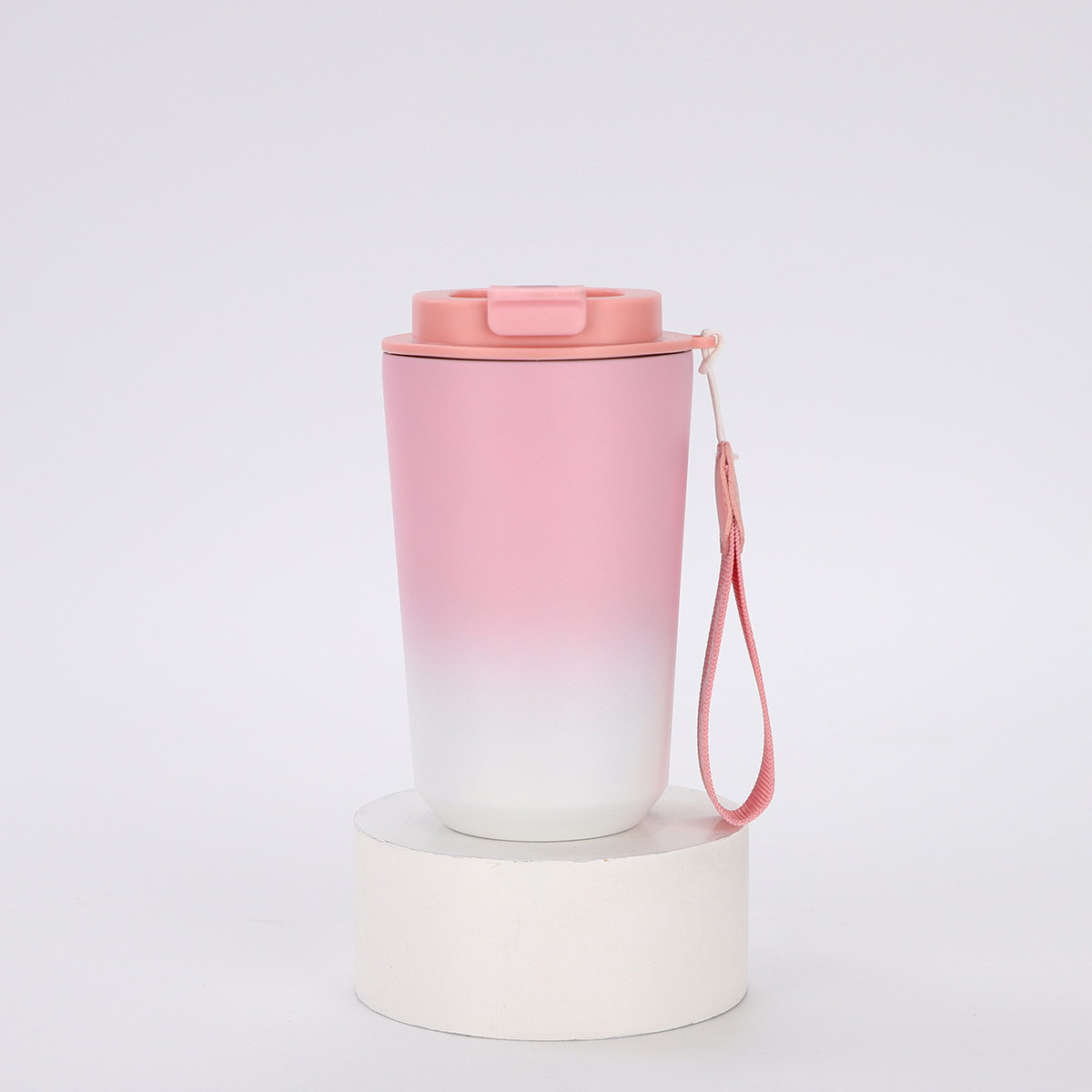 Pink and white gradient