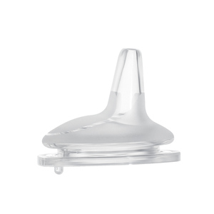 BPA içermeyen silikon kiraz meme şekli bebek emziği ile Ultra yumuşak cilt dostu 0-6 ay bebek için kolay temizlenebilir - Product Image 2