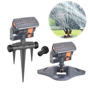 Aspersor de Césped Automático Oscilante de 16 Orificios 180 °   Aspersor Rotatorio Ajustable de Gran Área para Riego de Jardín y Césped - Product Image 6