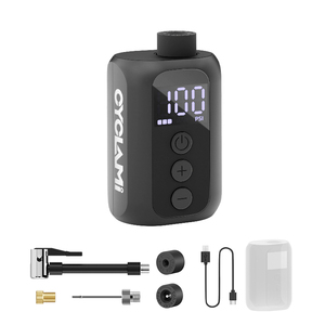 <span class=keywords><strong>Pompe</strong></span> à air électrique <span class=keywords><strong>de</strong></span> <span class=keywords><strong>poche</strong></span> portable A5S personnalisable, mini compresseur haute pression 100 PSI, gonfleur <span class=keywords><strong>de</strong></span> pneus avec affichage des données - Product Image 1