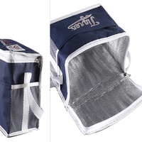 Boîte à lunch portable avec logo personnalisé, sac isotherme à grande poignée, polochon souple et étanche en maille, isolé pour aliments