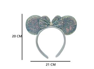 Fascia per capelli da festa con fiocco e fermaglio, accessorio per capelli con orecchie di <span class=keywords><strong>Topolino</strong></span> da sogno per bambini o adulti, carino. Accessori e Articoli per Feste. - Product Image 6
