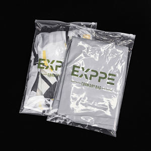 Bolsa de Plástico Transparente Esmerilada con Cierre, Personalizada para Empacar Camisetas, con su Propio Logotipo Impreso, Venta al Por Mayor - Product Image 3