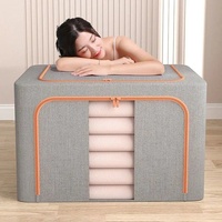 Boîte de rangement murale Oxford moderne et simple, pliable, anti-humidité et anti-poussière, pour vêtements et couettes, outil de rangement pour armoire à usage domestique