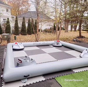 En gros Ensemble de piste de course gonflable noire pour voitures tamponneuses électriques et karts, Jouets pour enfants - Product Image 3
