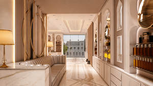 Aménagement intérieur de magasin de cosmétiques de luxe sur mesure, présentoir à parfums, comptoir îlot, mobilier de magasin de détail - Product Image 5