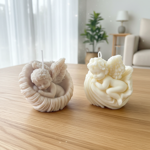 N-072 Rose Angel Aroma-Kerze Sojawachs Umweltfreundlich Handgefertigt Fotografie-Requisiten Tischdekoration Hochzeitsgeschenk Duftkerzen - Product Image 1