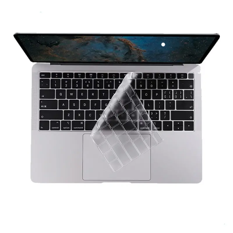 Silicone TPU Laptop Keyboard Cover Protector Keypad Skin for iMacbook M1 Air 13.3" A2179 A2337 A1932 A1707 Touch Bar