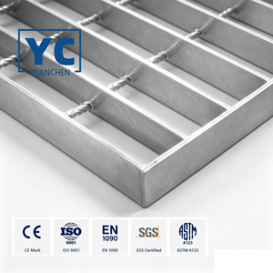 Grille en acier inoxydable pour lave-linge commercial et drain de sol de salle de manutention de linge avec soudure lisse - Product Image 1