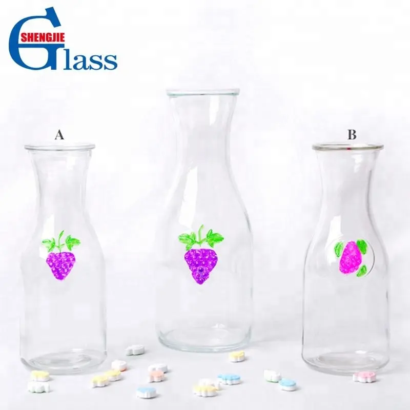 Bán Hot Bán Buôn Giá Thấp Rõ Ràng Jar Nước Giải Khát Dispenser Nước 750Ml Dầu Lưu Trữ Bền Glass Bottle